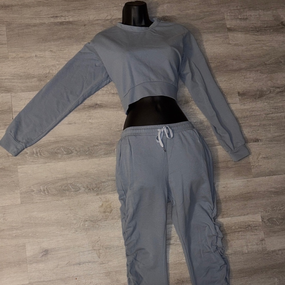 Women's Gray Two-Piece Set